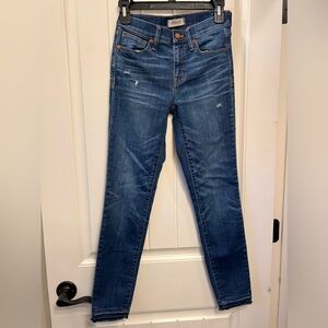 Madewell 9” High Riser Skinny Jeans size 24
